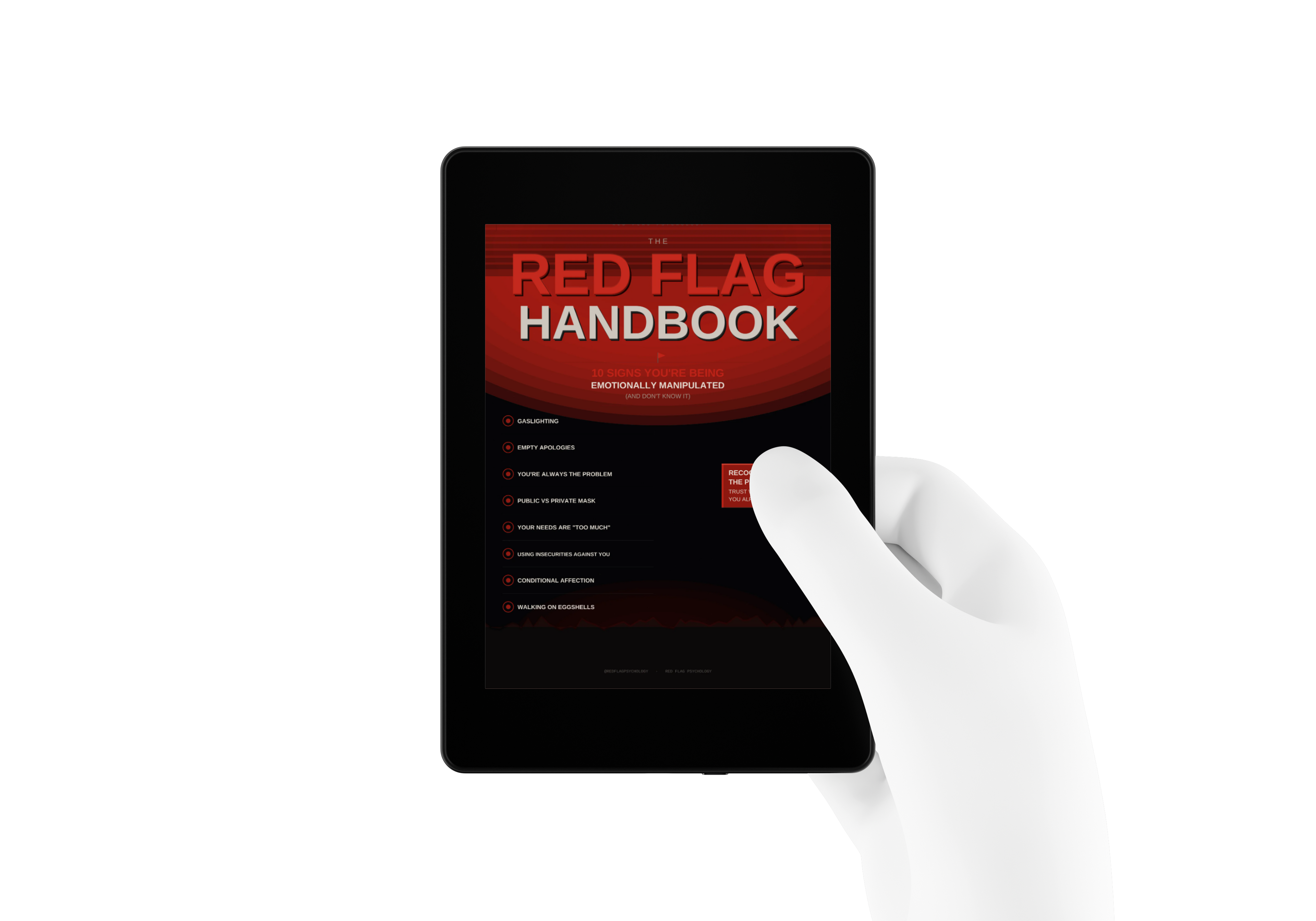 The Red Flag Handbook: 10 Signs You’re Being Emotionally Manipulated (And Don’t Know It) - [Instant Ebook Access]